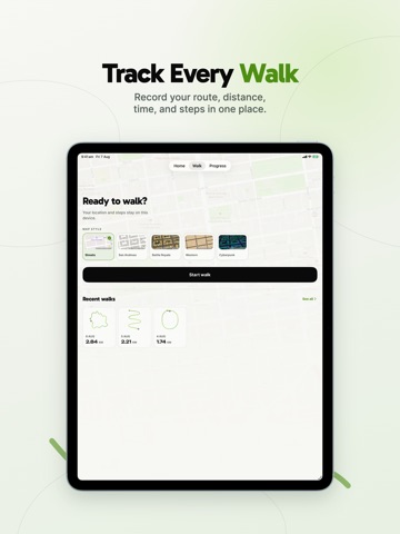 WalkHero: Pedometer & Steps iPad screenshot