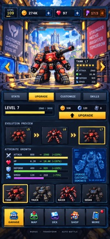 Merge Mech: Robot Evolution Screenshot 6 of 8