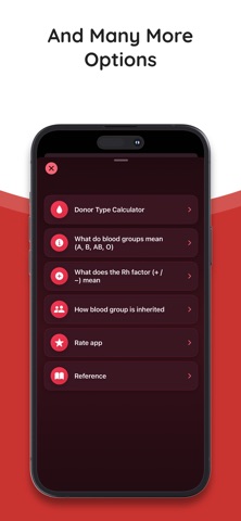 Baby Blood Type Calculator iPhone screenshot