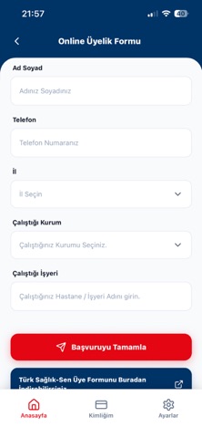 Türk Sağlık-Sen Mobil iPhone screenshot 7
