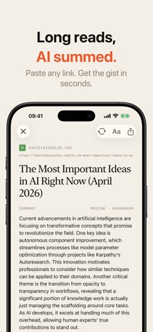 Margin: AI Summarize Articles Screenshot 1 of 4