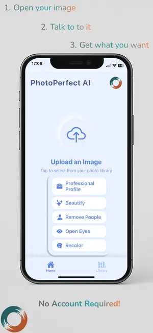 PhotoPerfectAI: Edit Photos screenshot 1