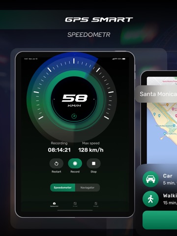 GPS Speedometer – MPH Tracker iPad screenshot