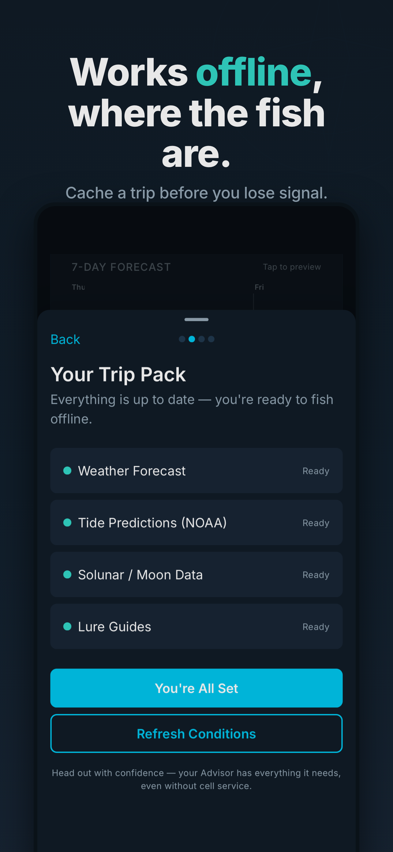 Capt'ns Log: Fishing Forecast screenshot 4