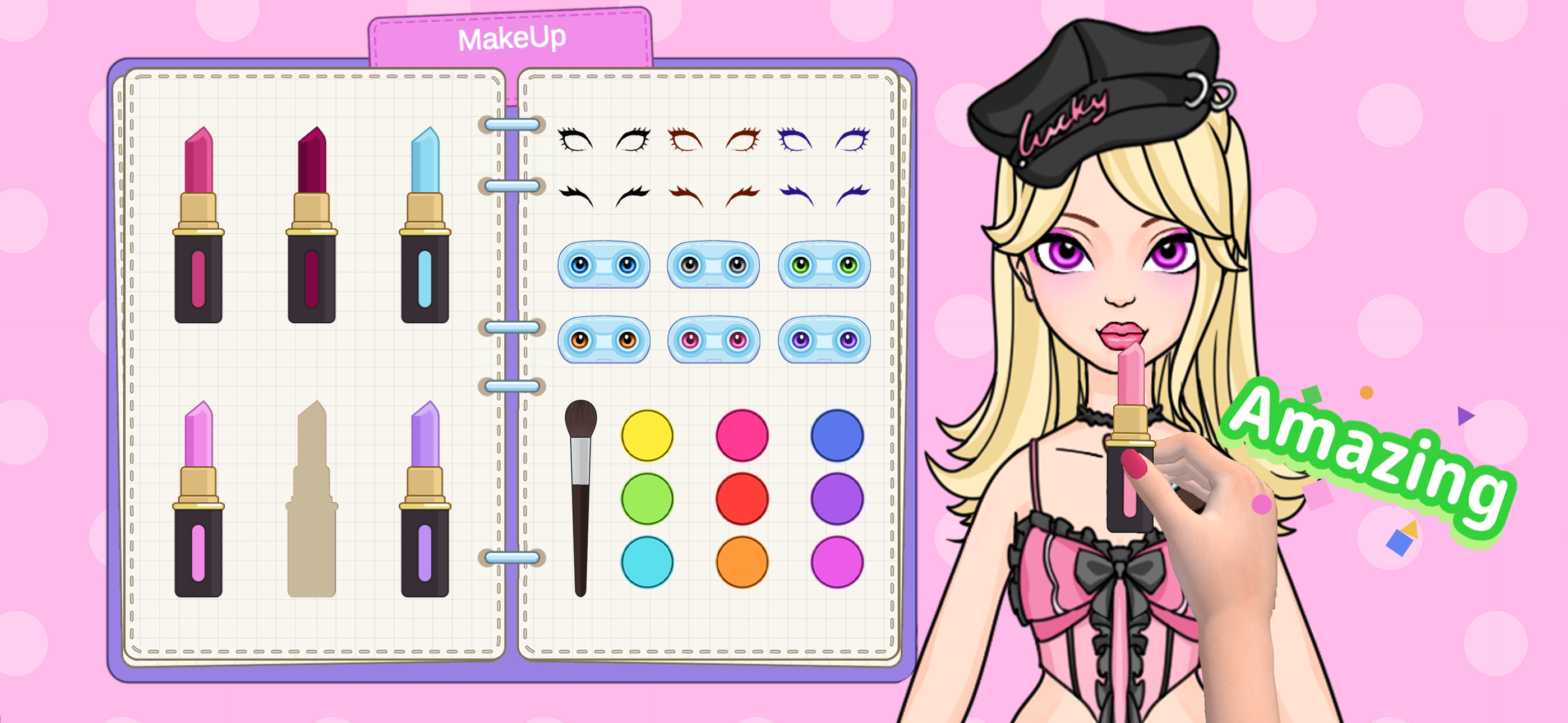 Magic paper dolls games DIY