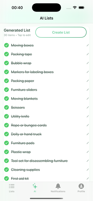 SyncedLists AI Screenshot 7 of 10