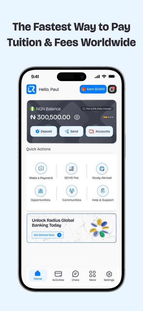 Radius: Tuition & Fee Payments - Finance App | MWM