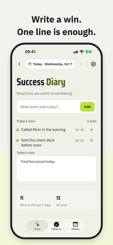 iamDiary: Small Wins Journal screenshot 2