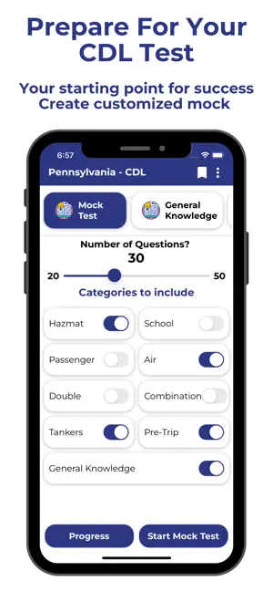 Pennsylvania CDL Practice Test screenshot 1