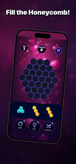 Hexa Blast Puzzle: Sweet Hexa screenshot 1