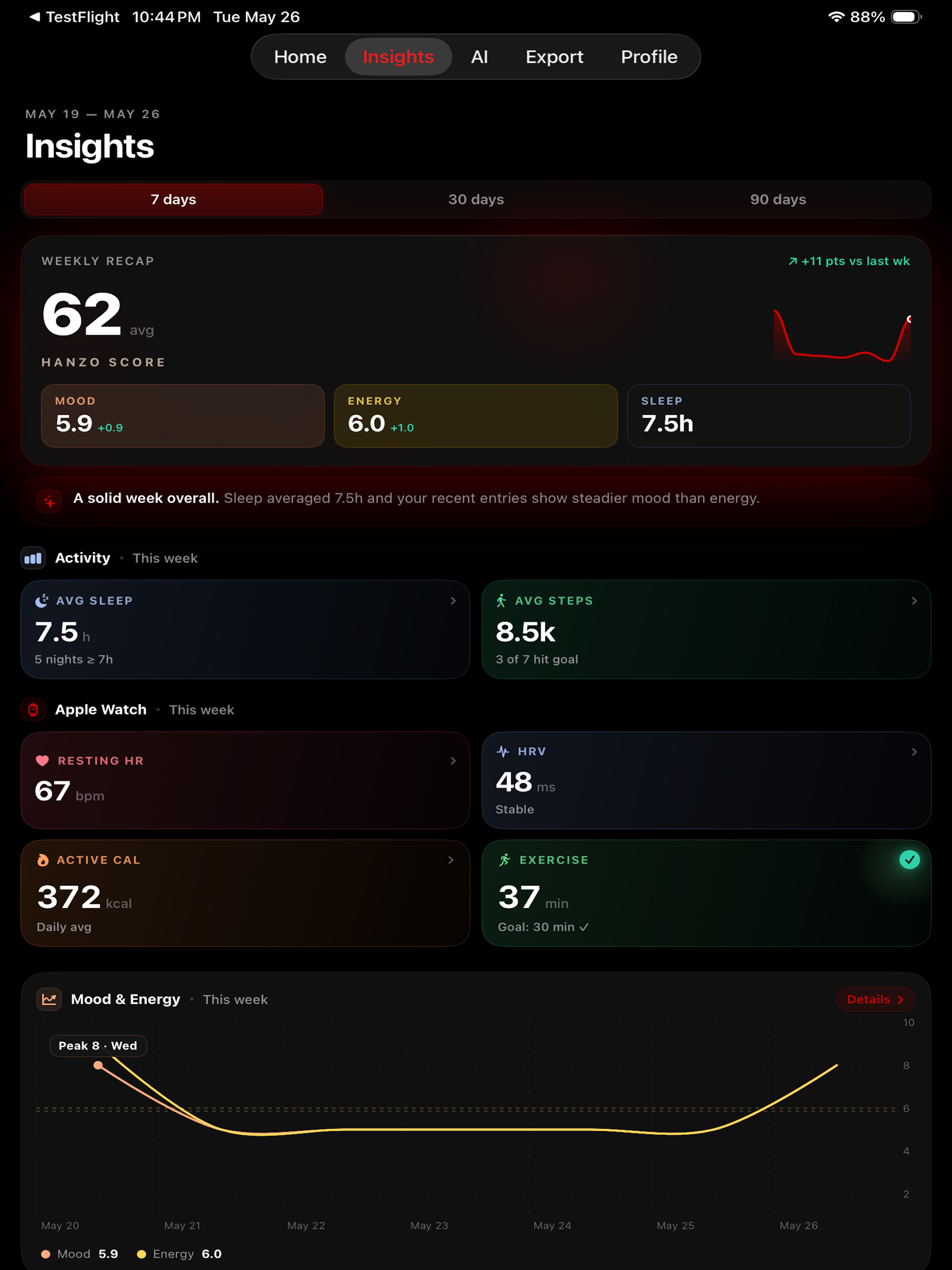 Hanzo Health Journal screenshot 7
