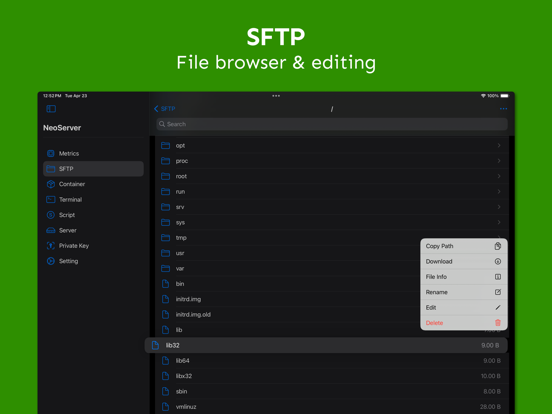 NeoServer - Docker·SSH·SFTPのおすすめ画像6