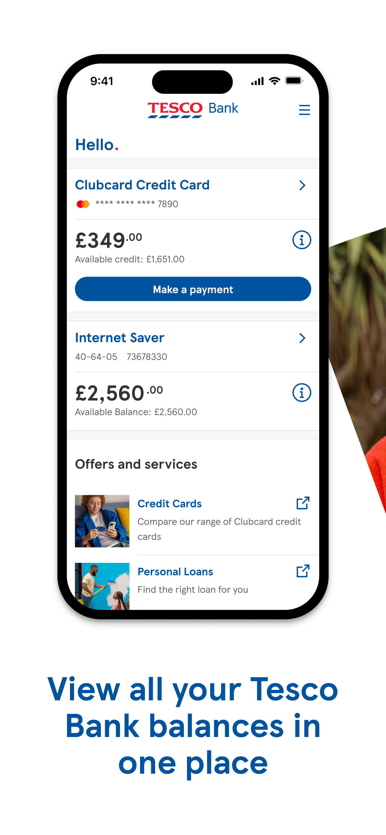 Tesco Bank and Clubcard Pay+