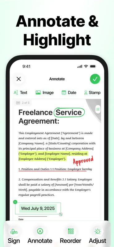 Free PDF Scanner App for Doc screenshot 4 of 10