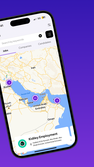 JobFii - Find Jobs by Map Screenshot