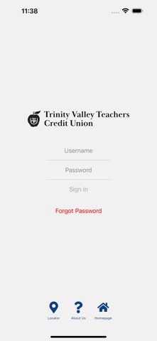 Trinity Valley Teachers Cr Un app screenshot
