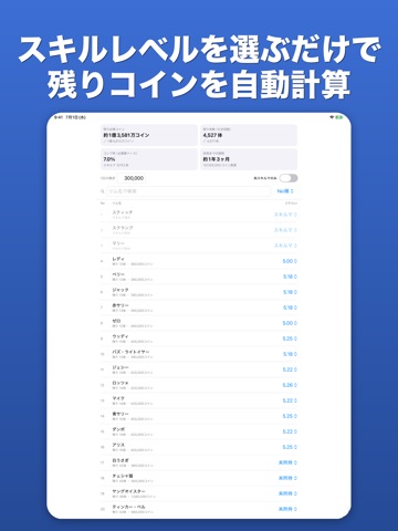 ツムツム プレミアムBOX完売コイン 計算機 iPad screenshot