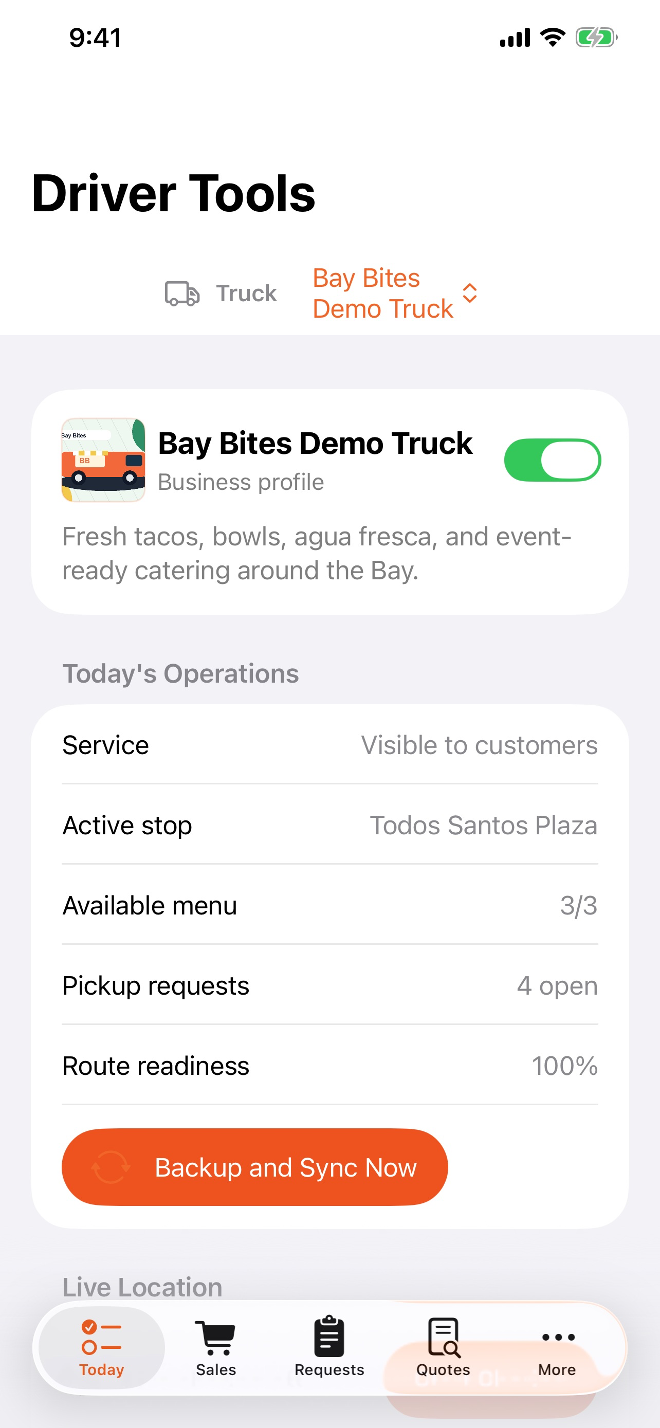 FoodTruck Business screenshot 4