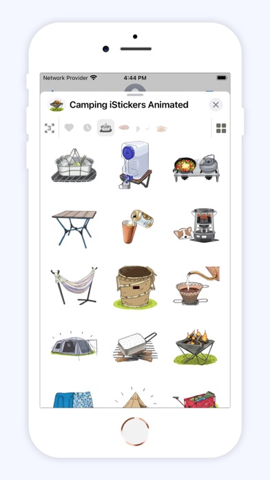 Screenshot #1 pour Camping iStickers Animated