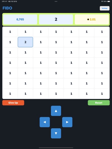 FIBO Puzzle iPad screenshot