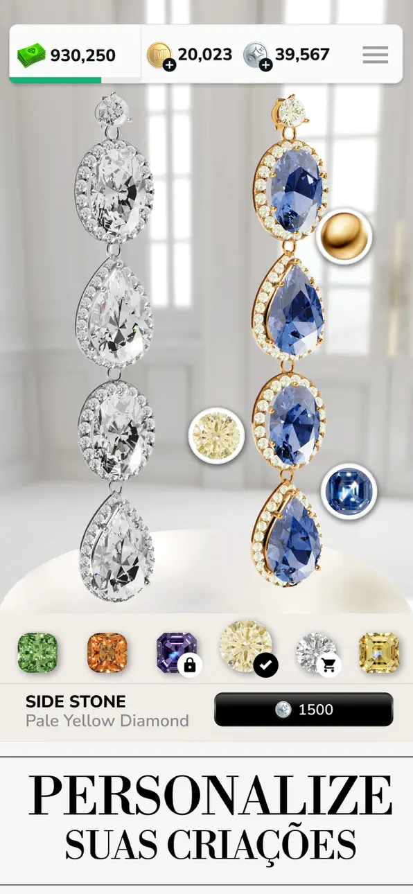 Diamond Jewels GFAL Puzzle iOS Mod IPA screenshot 4 - iOS game interface