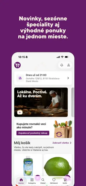 Košík.sk screenshot 2