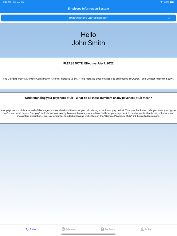 OCDE EIS iPad screenshot 1 - Business app