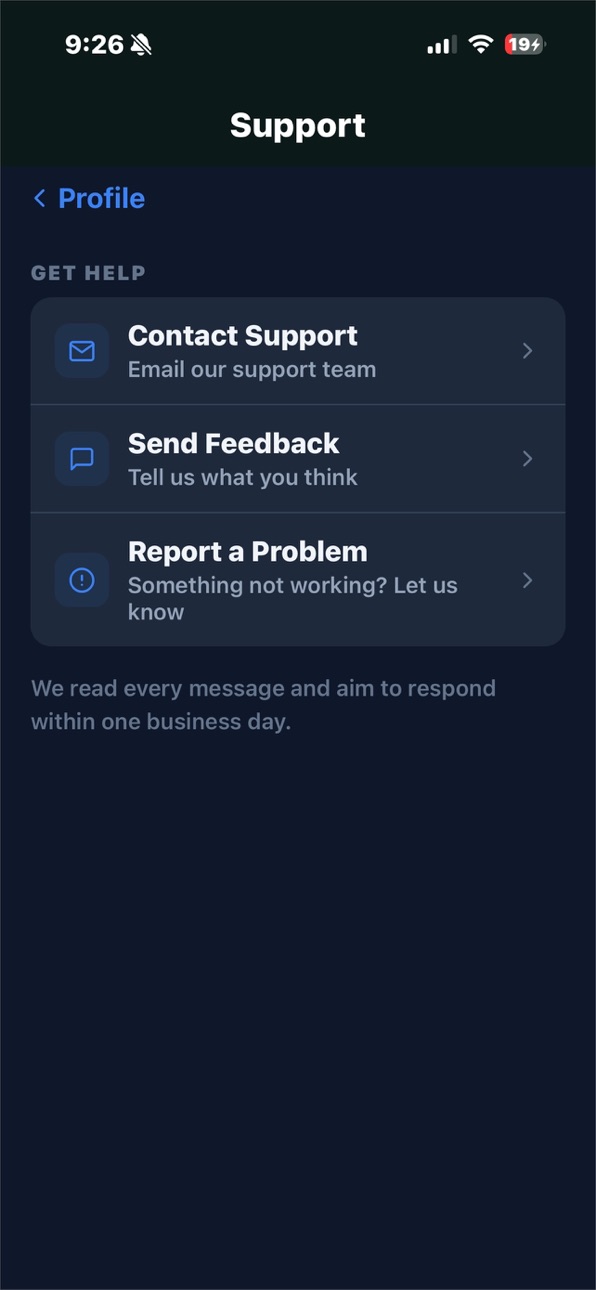 iPhone screenshot