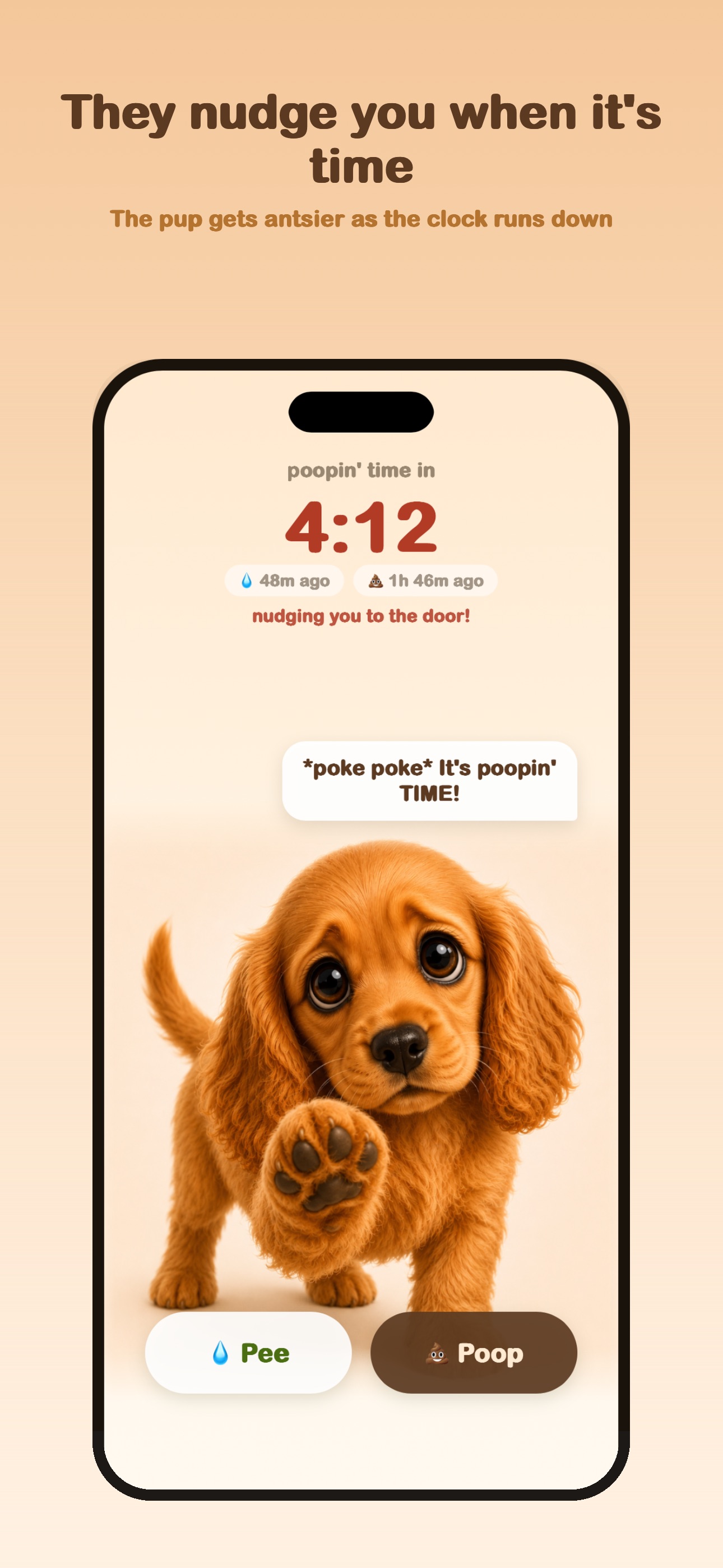 Screenshot 1 of Pup Poop! – Puppy Potty Timer
