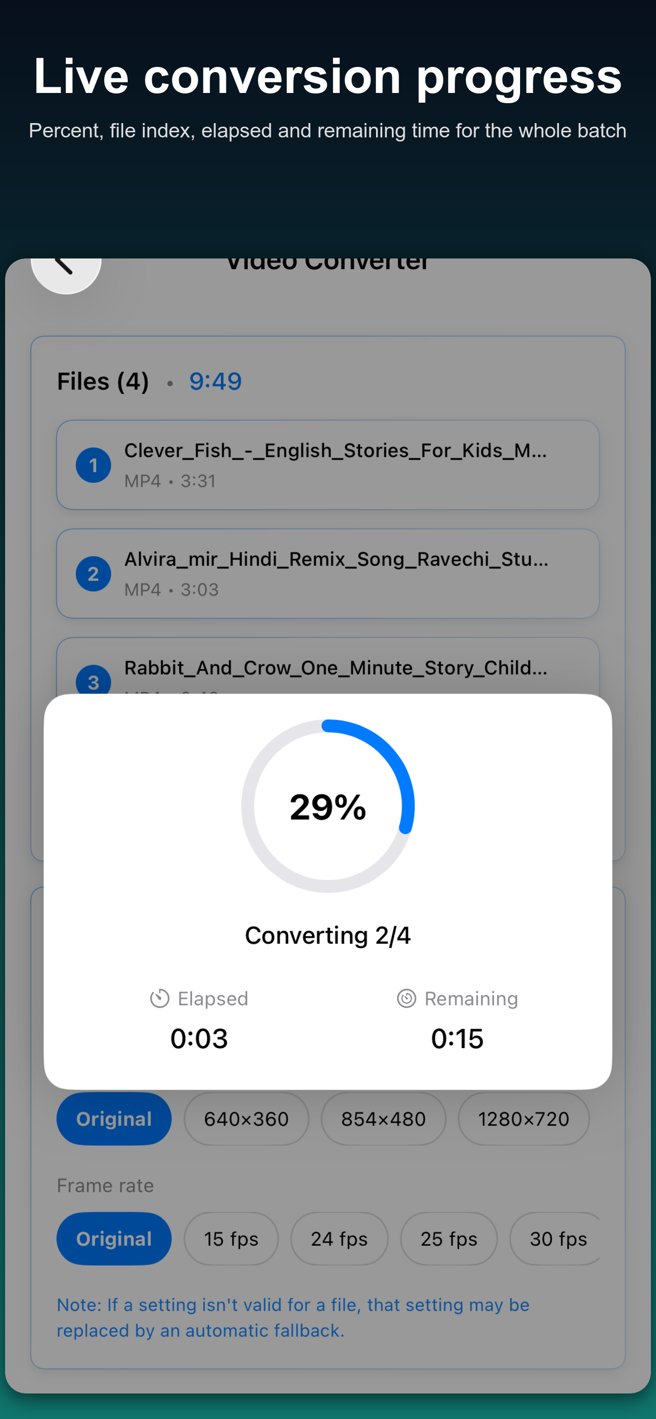 Video Converter: MP4 MKV 3GP screenshot 10