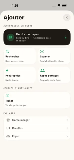 ark.fit — Calories & budget screenshot 2