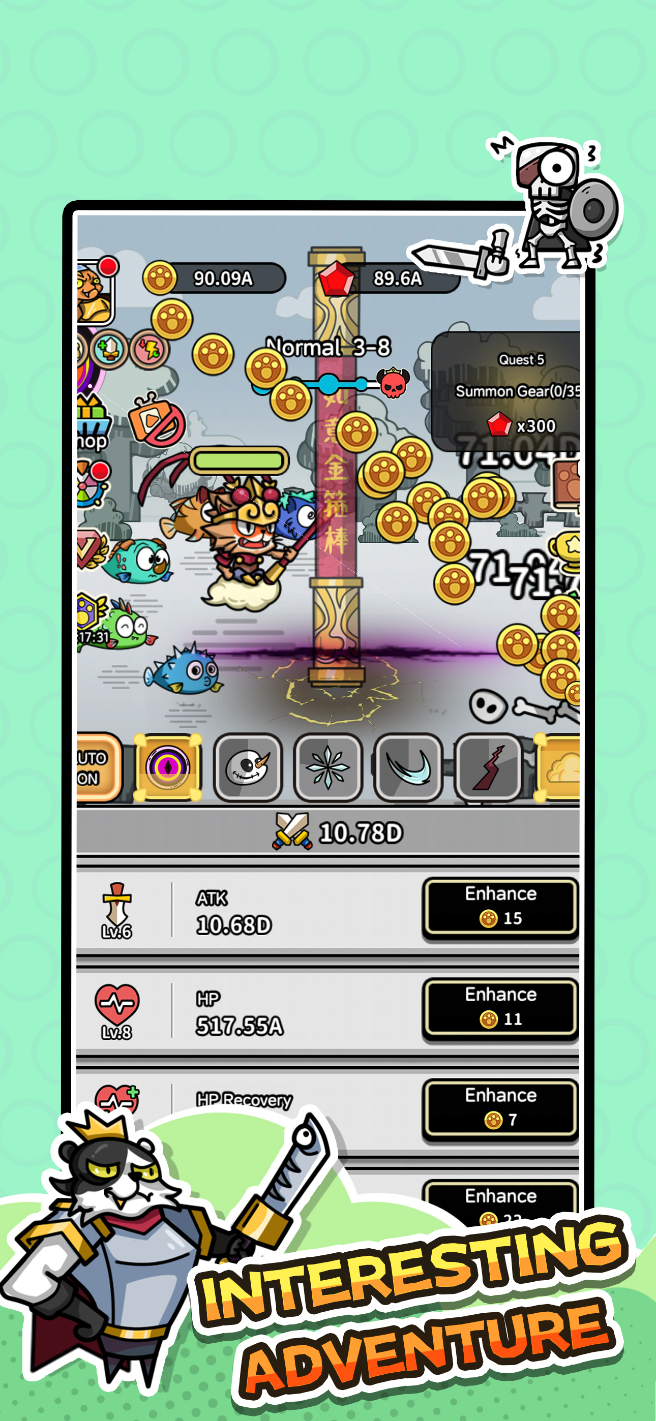 Cat Battles: Mini RPG