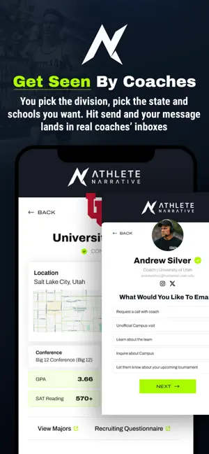 Athlete Narrative screenshot 3
