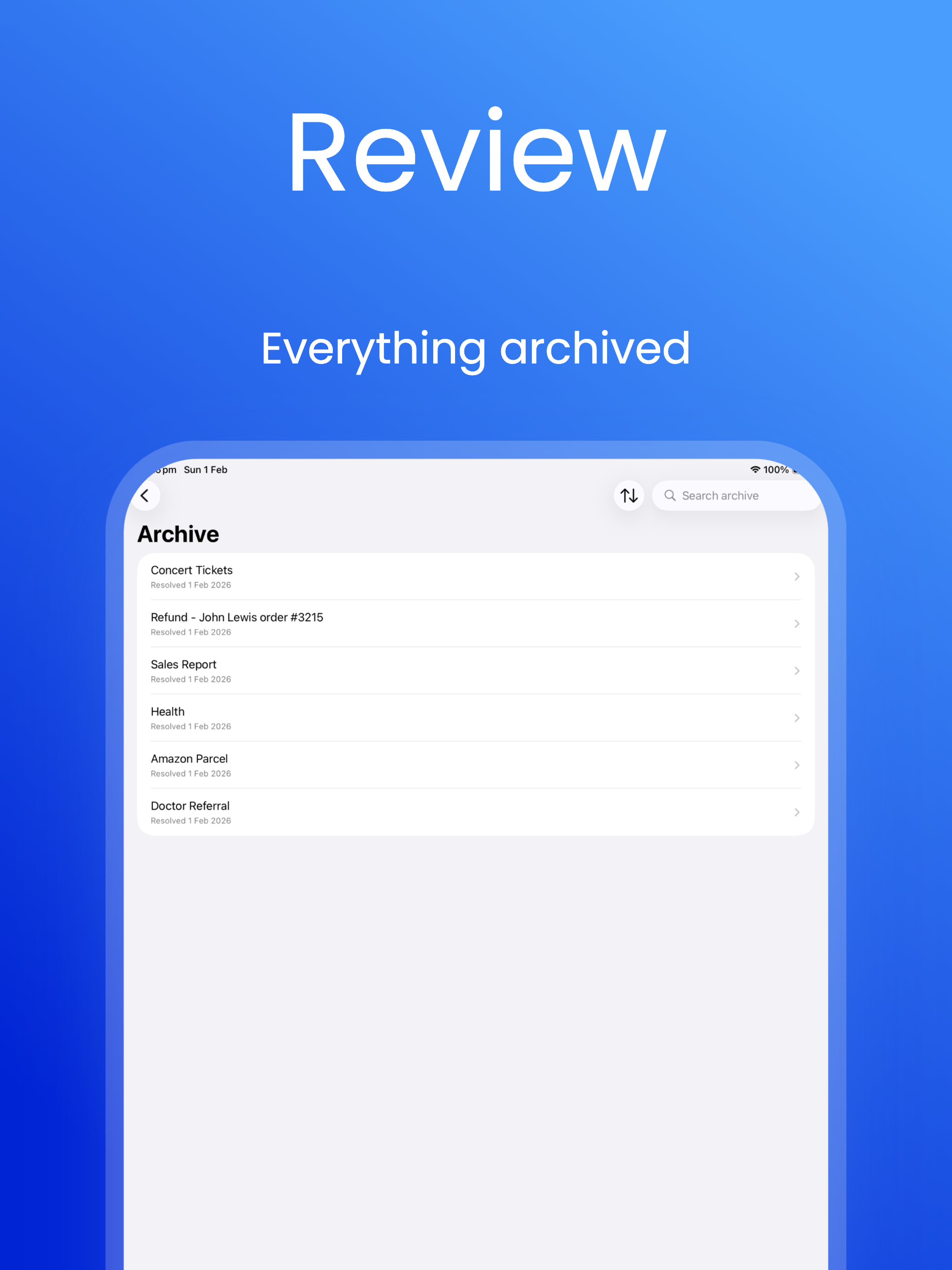 Pending – Follow Up Tracker