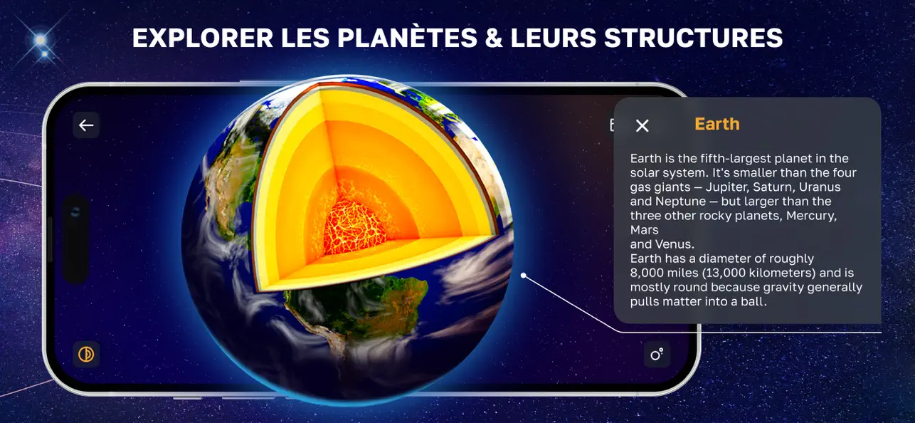Screenshot #1 pour Système Solaire: Carte Du Ciel