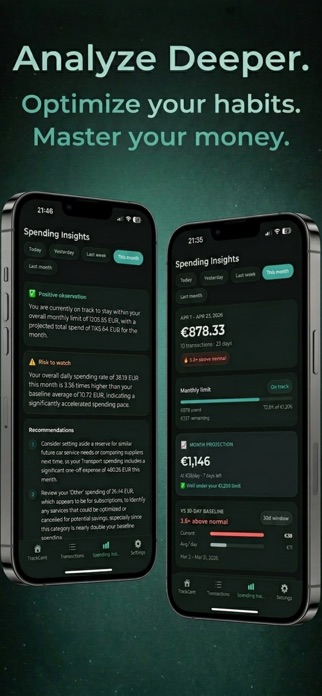 TrackCent: AI Expense Tracker Screenshot 2 of 6