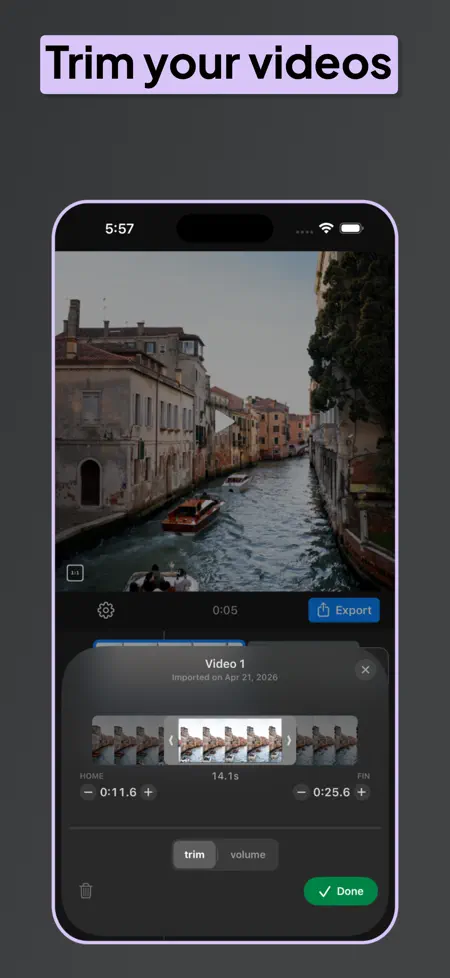 Voice Over Video on iPhone — screenshot 5 of 7