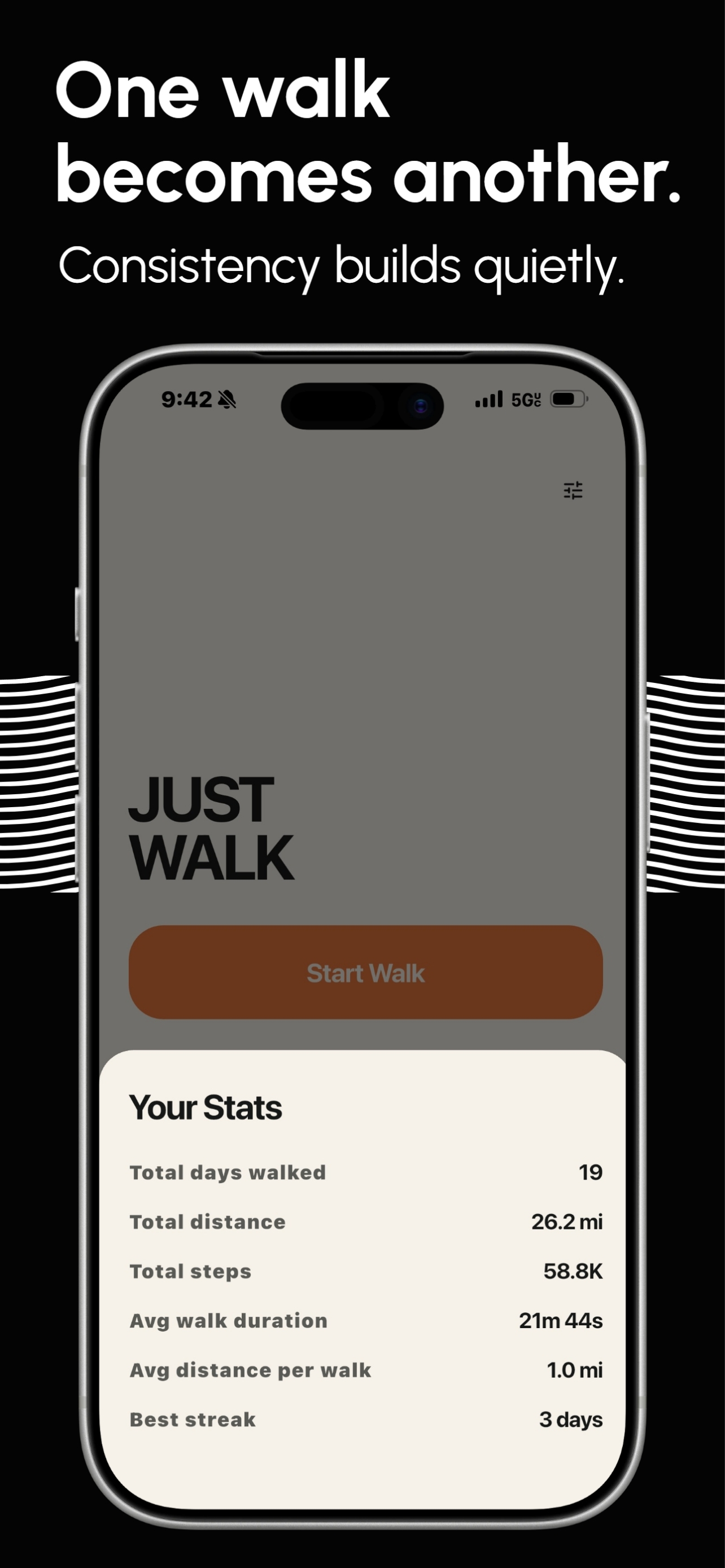 Just Walk: Daily Walk Tracker screenshot 3