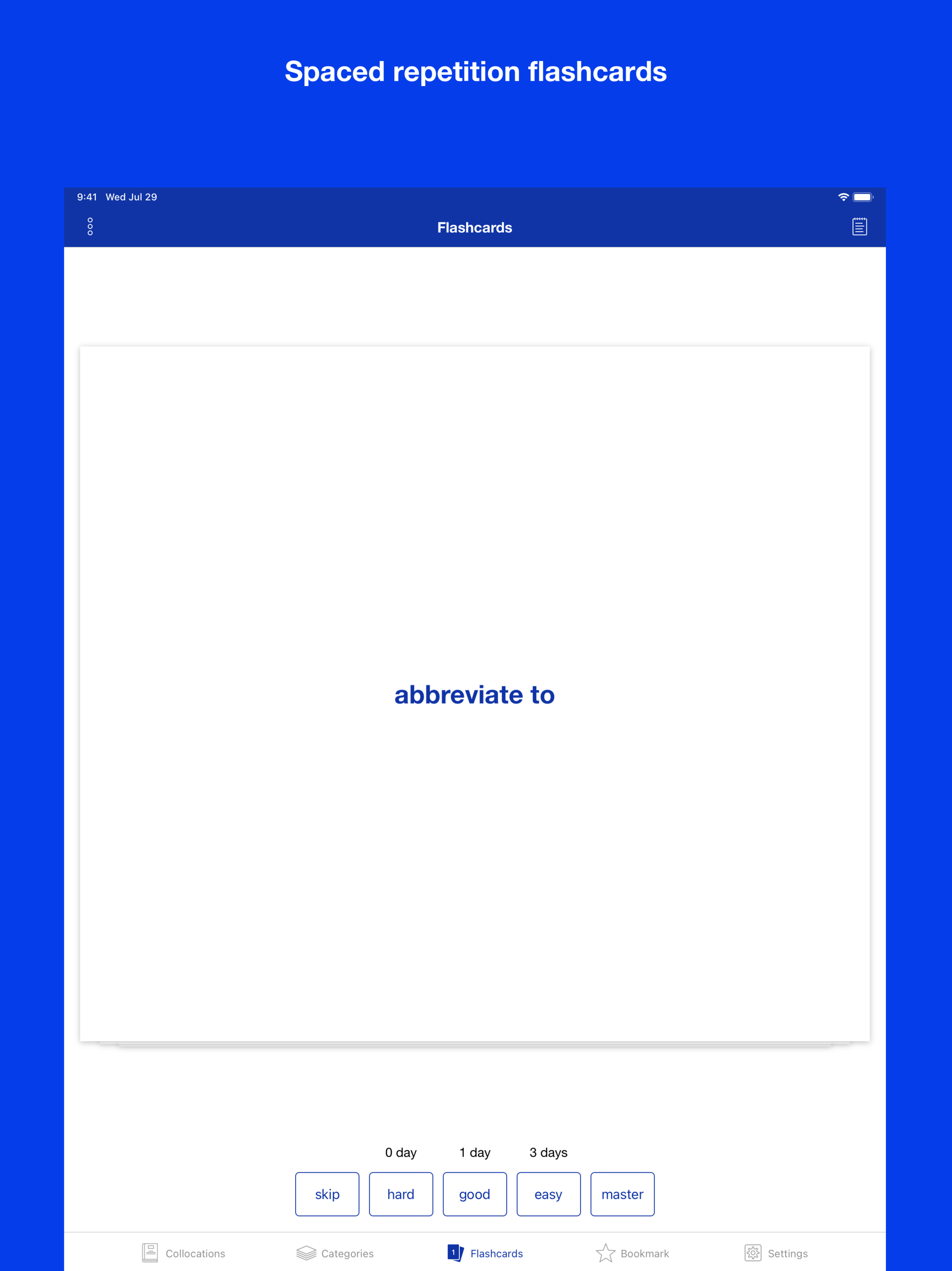 English Collocation Flashcards screenshot 12