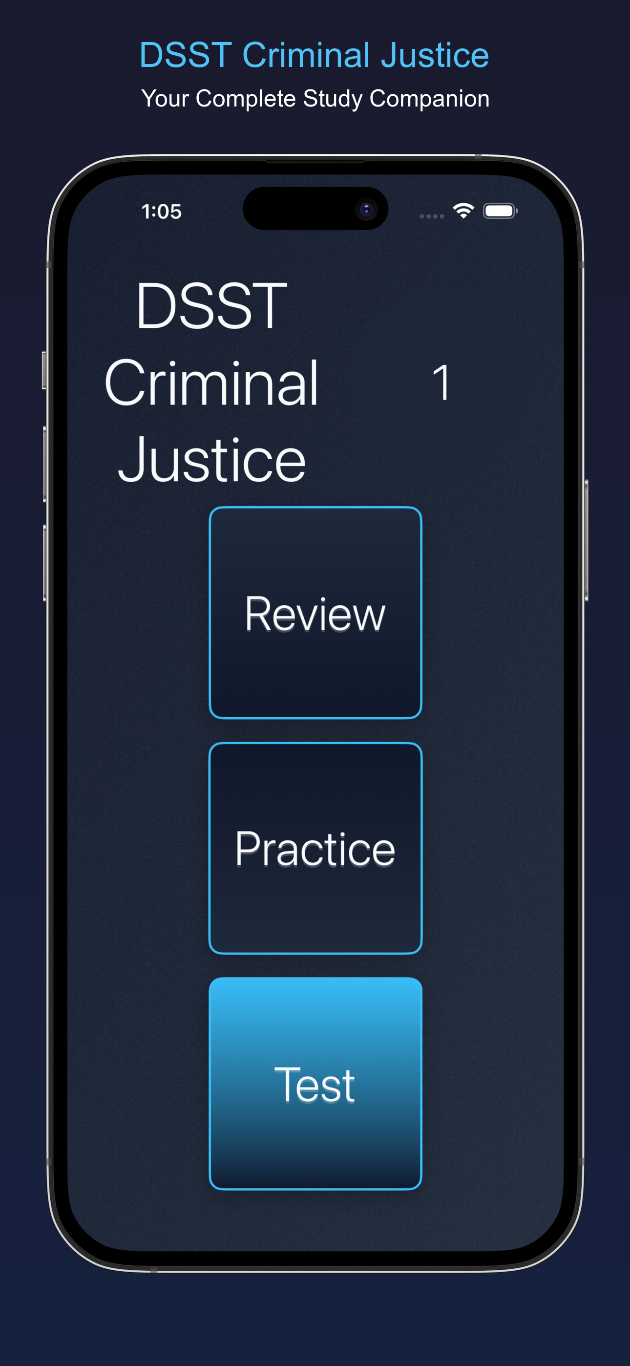 DSST Criminal Justice Prep