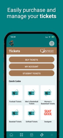 Coastal Carolina Chanticleers iPhone screenshot