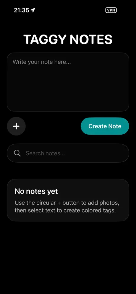 TaggyNote 标签笔记应用截图