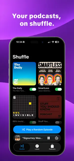 Podcast Shuffle screenshot 1