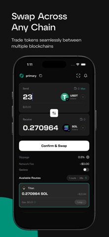 Doma Wallet. Screenshot 5 of 7