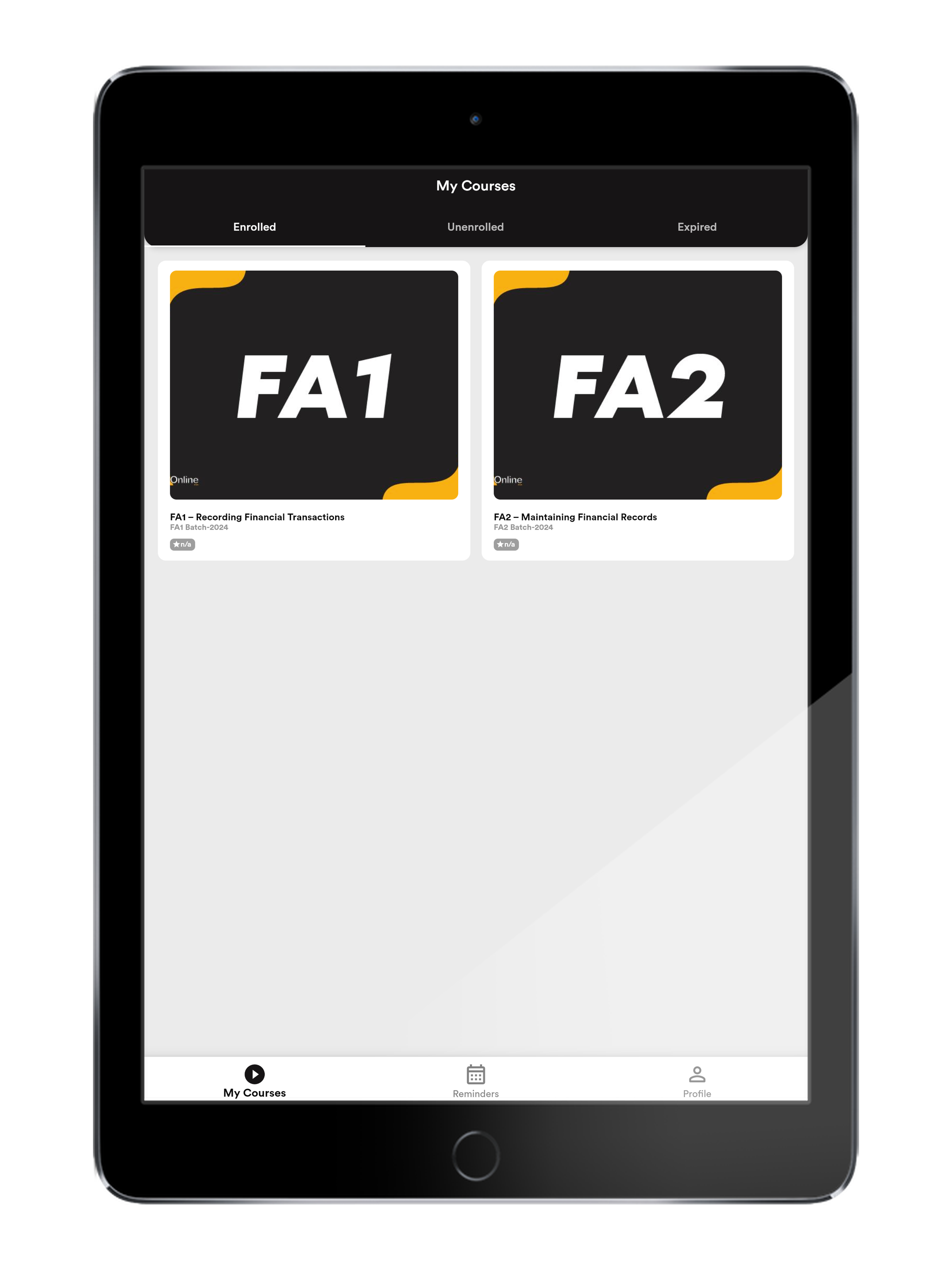 ACCA Online LMS