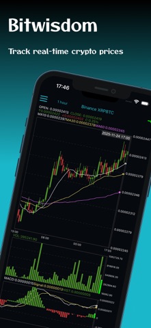Bitwisdom: Coin Ticker & Chart iPhone screenshot