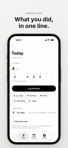 Fit: Workout Diary & Log screenshot 1