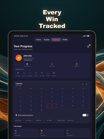 Fastlah - Fasting Made Easy iPad screenshot