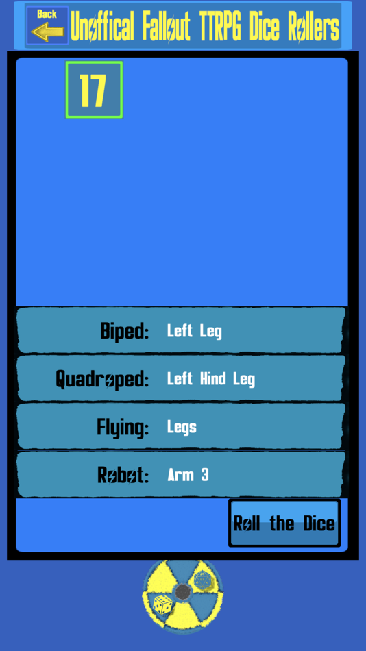#5. Unofficial FOTTRPG Dice Roller (iOS) بواسطة: Bily Salazar