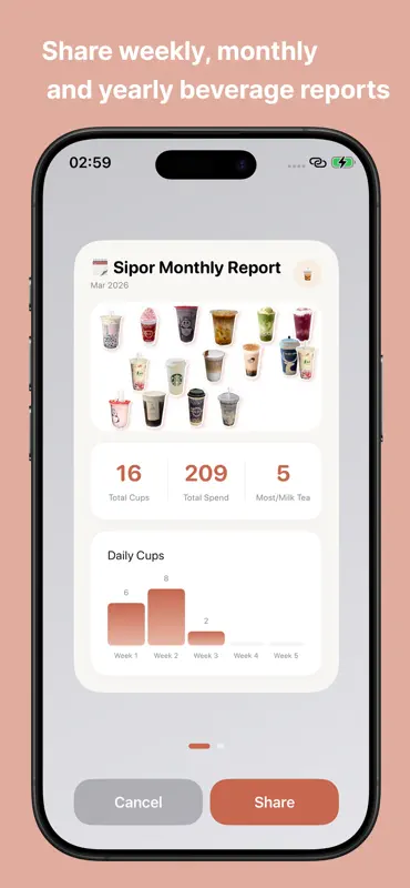 Sipor - Daily Drink Tracker screenshot 4 of 4